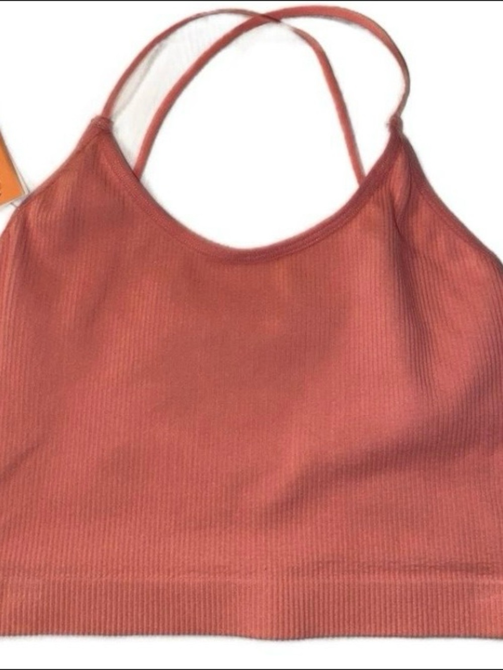 Colsie size m ribbed crop tank